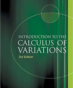 Introduction To The Calculus Of Variations (3rd Edition) ebook