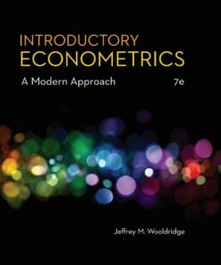 Introductory Econometrics: A Modern Approach 7th Edition ebook
