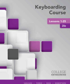 Keyboarding Course Lessons 1-25 20th Edition ebook