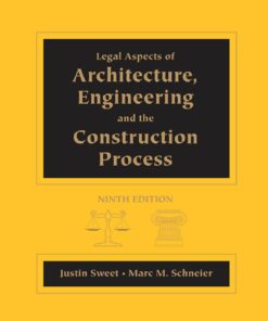 Legal Aspects of Architecture Engineering and the Construction Process ebook