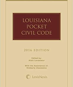 Louisiana Pocket Civil code 2016 Edition ebook