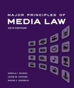 Major Principles of Media Law 2019 1st Edition ebook