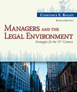 Managers and the Legal Environment: Strategies for the 21st Century 8th Edition ebook