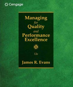Managing for Quality and Performance Excellence 12th Edition ebook