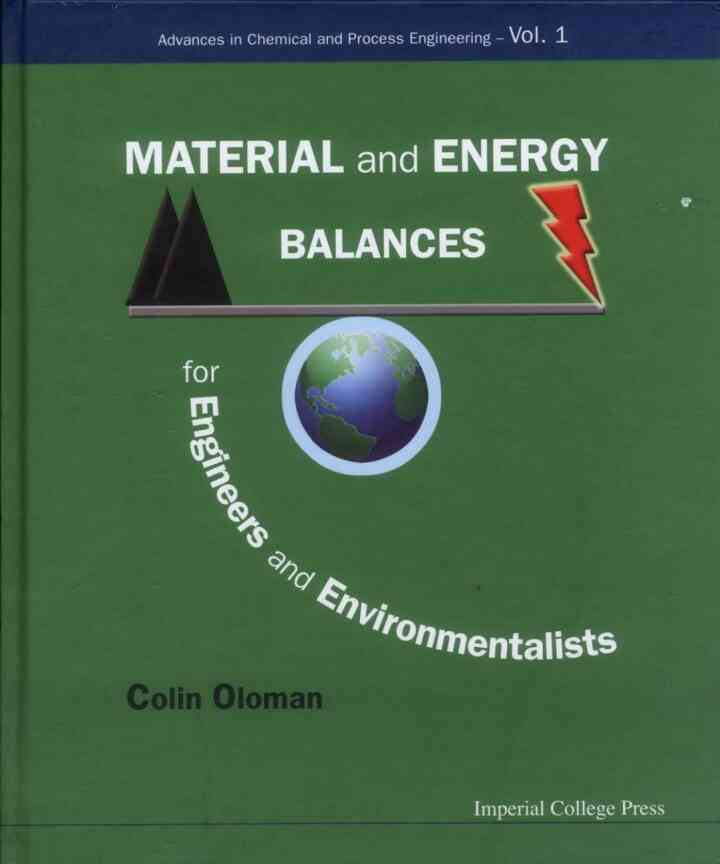Material and Energy Balances for Engineers and Environmentalists ebook