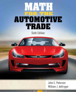 Math for the Automotive Trade 6th Edition ebook