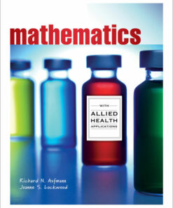 Mathematics with Allied Health Applications 1st Edition ebook