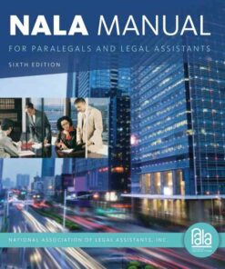 NALA Manual for Paralegals and Legal Assistants 6th Edition ebook