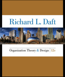 Organization Theory and Design 12th Edition ebook