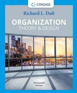 Organization Theory & Design 13th Edition ebook