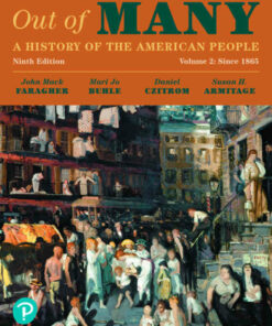 Out of Many: A History of the American People, Volume 2, 9th Edition ebook