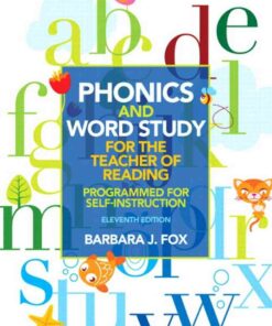 Phonics and Word Study for the Teacher of Reading: Programmed for Self-Instruction, 11th Edition ebook