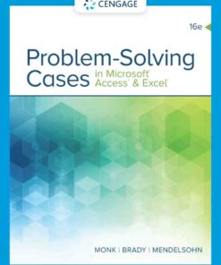 Problem Solving Cases In Microsoft Access & Excel 16th Edition ebook
