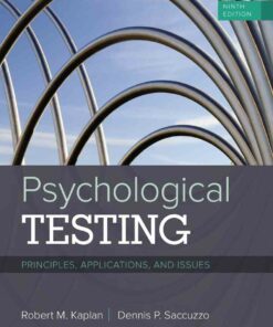 Psychological Testing: Principles Applications and Issues 9th Edition ebook