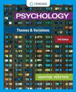 Psychology: Themes and Variations, 11th Edition ebook