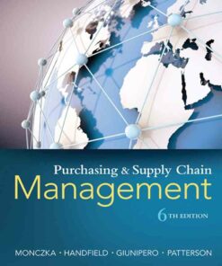 Purchasing and Supply Chain Management 6th Edition ebook