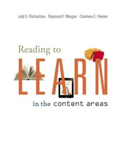 Reading to Learn in the Content Areas 8th Edition ebook