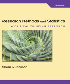 Research Methods and Statistics: A Critical Thinking Approach 5th Edition ebook