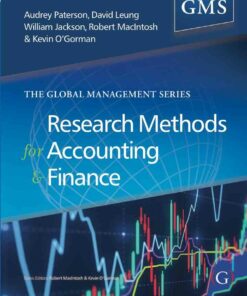 Research Methods for Accounting and Finance ebook