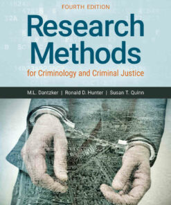 Research Methods for Criminology and Criminal Justice 4th Edition ebook