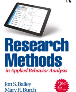 Research Methods in Applied Behavior Analysis 2nd Edition ebook