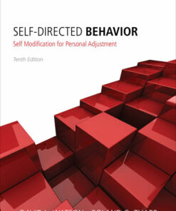 Self-Directed Behavior: Self-Modification for Personal Adjustment 10th Edition ebook