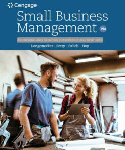 Small Business Management: Launching & Growing Entrepreneurial Ventures 19th Edition ebook