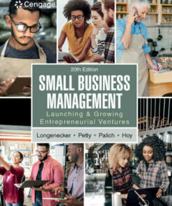 Small Business Management: Launching & Growing Entrepreneurial Ventures 20th Edition ebook