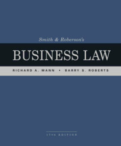 Smith and Roberson's Business Law 17th Edition ebook