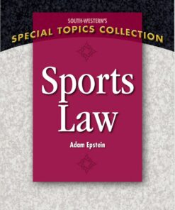 Sports Law 1st Edition ebook