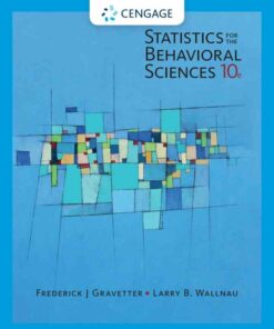 Statistics for The Behavioral Sciences 10th Edition ebook