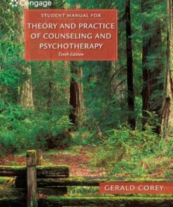 Student Manual for Theory and Practice of Counseling and Psychotherapy 10th Edition ebook