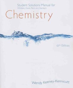 Student Solutions Manual for Whitten/Davis/Peck/Stanley's Chemistry 10th Edition ebook