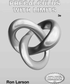 Student Study and Solutions Manual for Larson's Precalculus with Limits 3rd Edition ebook