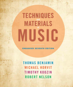 Techniques and Materials of Music: From the Common Practice Period Through the Twentieth Century 7th Edition ebook