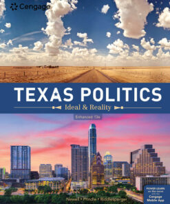 Texas Politics: Ideal and Reality Enhanced 13th Edition ebook