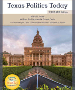 Texas Politics Today 2017-2018 18th Edition ebook