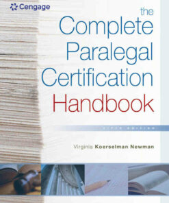 The Complete Paralegal Certification Handbook 5th Edition ebook