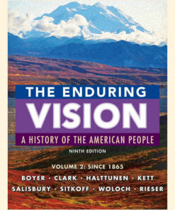 The Enduring Vision Volume II: Since 1865 9th Edition ebook