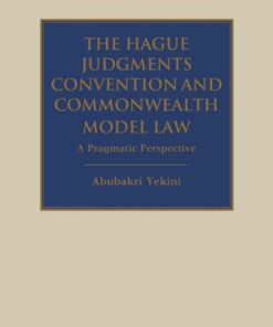 The Hague Judgments Convention and Commonwealth Model Law: A Pragmatic Perspective ebook