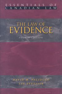 The Law of Evidence ebook