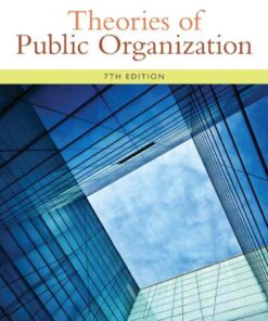 Theories of Public Organization 7th Edition ebook