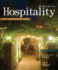 Welcome to Hospitality: An Introduction 3rd Edition ebook