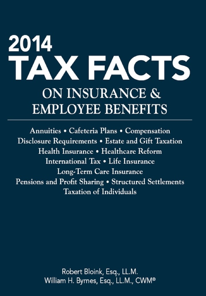 2014 Tax Facts on Insurance & Employee Benefits ebook