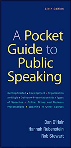 A Pocket Guide to Public Speaking (6th Edition) ebook
