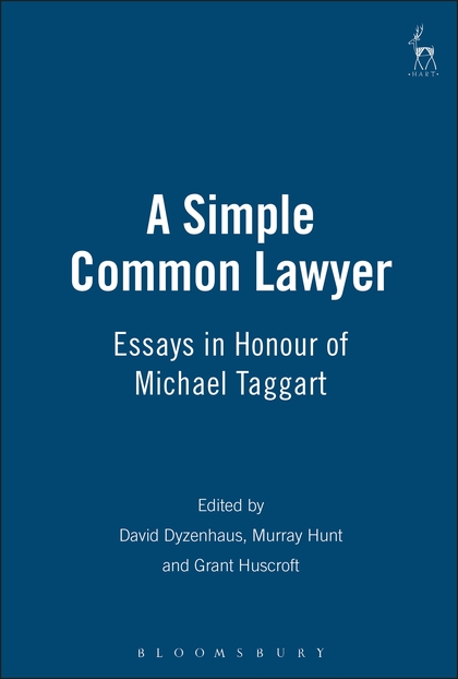 A Simple Common Lawyer: Essays in Honour of Michael Taggart ebook