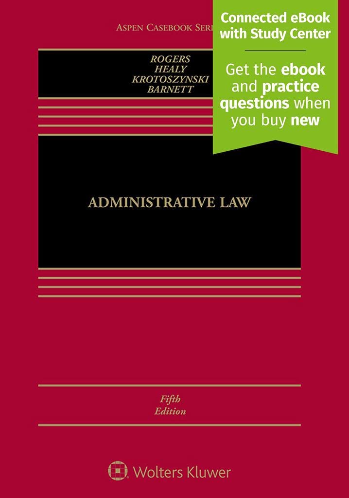 Administrative Law: [Connected with Study Center] ebook