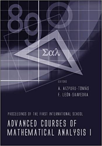 Advanced Courses Of Mathematical Analysis I - Proceedings Of The First International School ebook