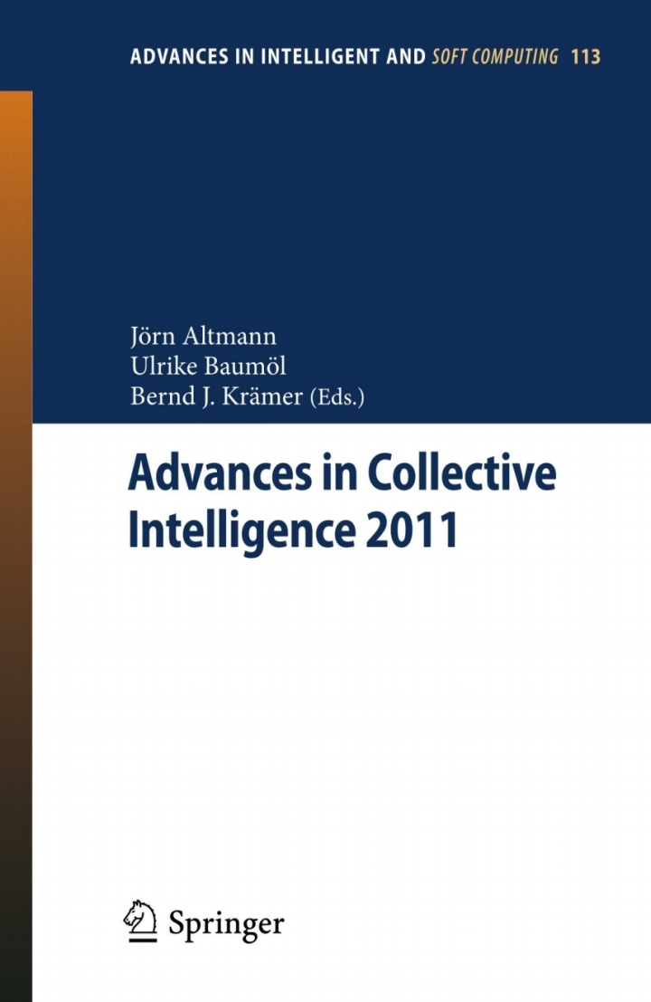 Advances in Collective Intelligence 2011 ebook