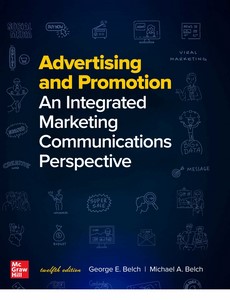 Advertising and Promotion An Integrated Marketing Communications Perspective 12th Edition By George Belch ebook